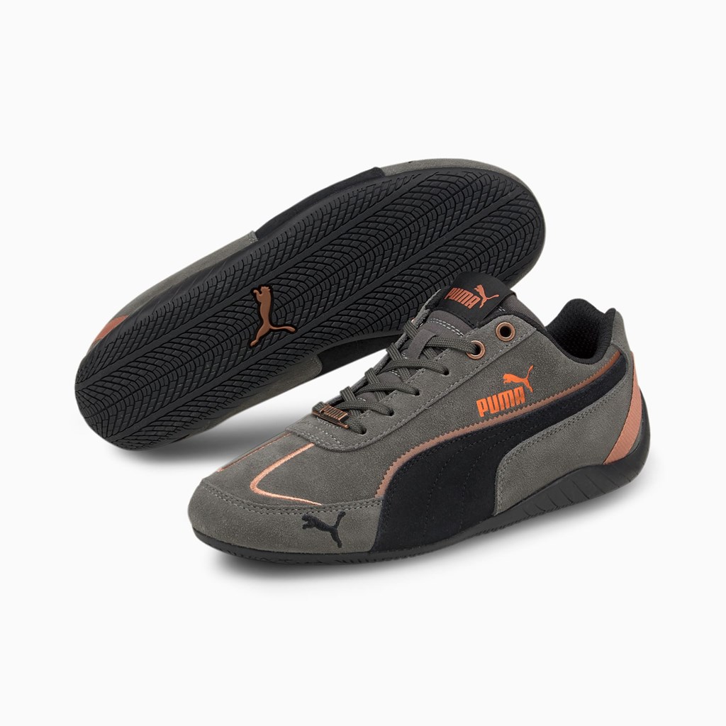 Dark Shadow / Copper Puma Speedcat Metallic Remix  Women's Sneakers | 8761JEBLY