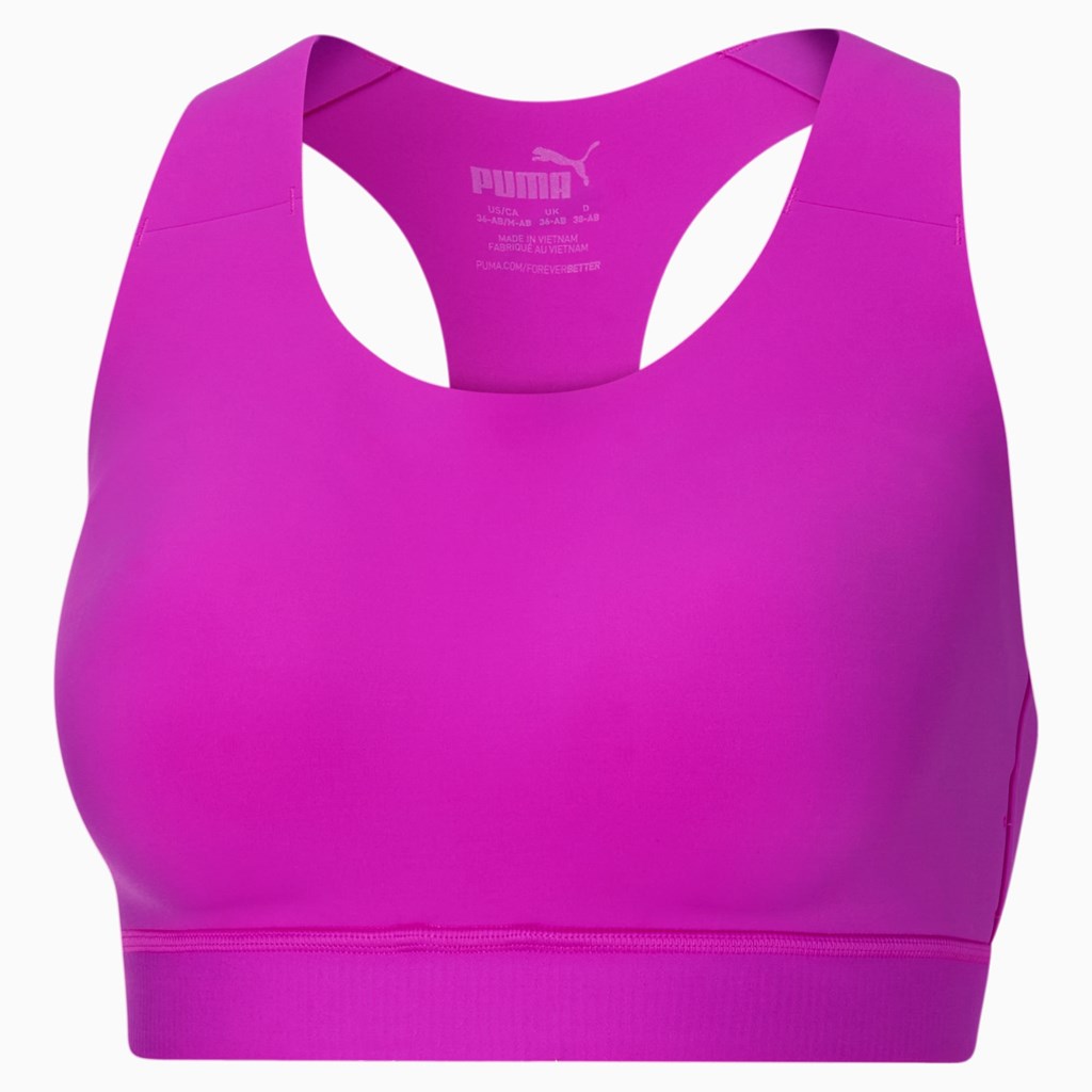 Deep Orchid Puma High-Impact Elite Training Women's Sports Bra | 8594CGKTS