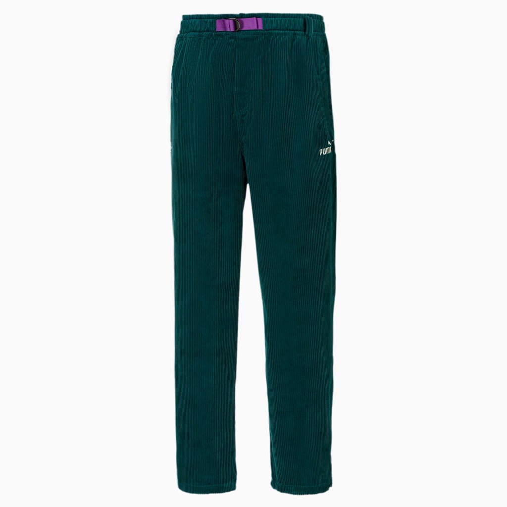 Deep Teal Puma PUMA x BUTTER GOODS Track Pants Men's Pants | 9608UZEWR