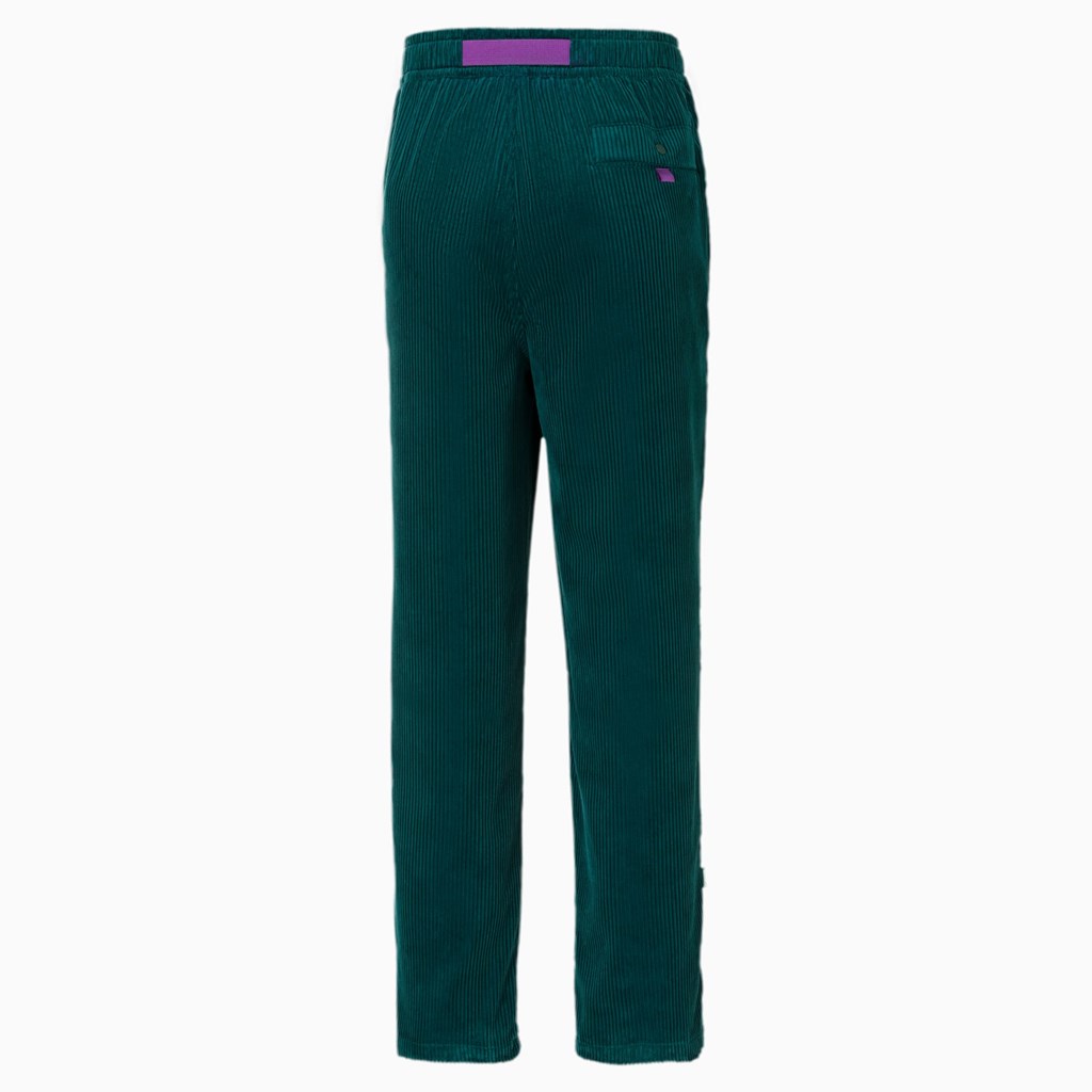 Deep Teal Puma PUMA x BUTTER GOODS Track Pants Men's Pants | 9608UZEWR