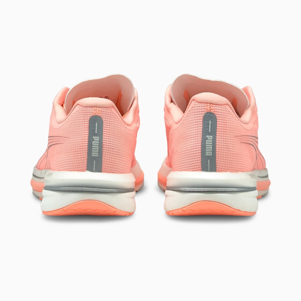 Elektro Peach Silver Puma Velocity NITRO Women's Running Shoes | 7348LWSPE