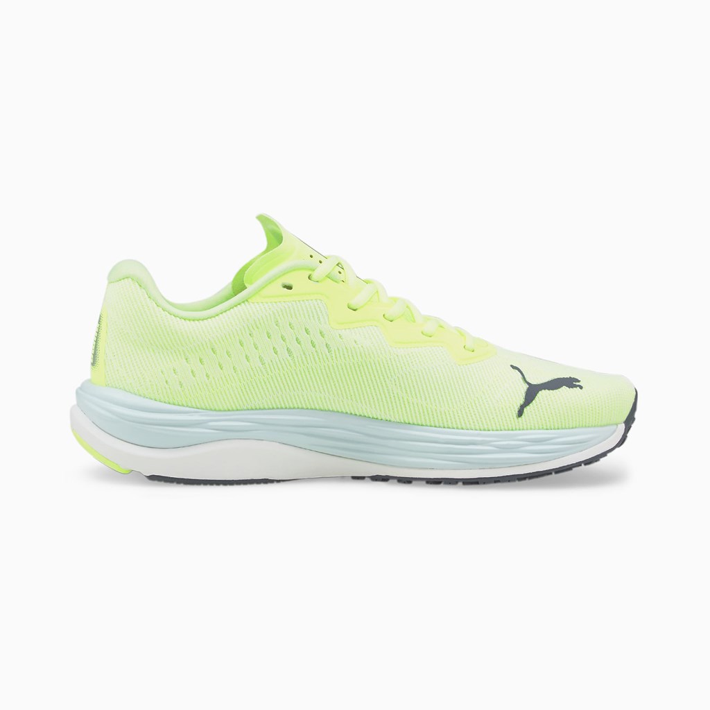 Fizzy Light / Nitro Blue Puma Velocity NITRO 2 Men's Running Shoes | 7106LDMQG