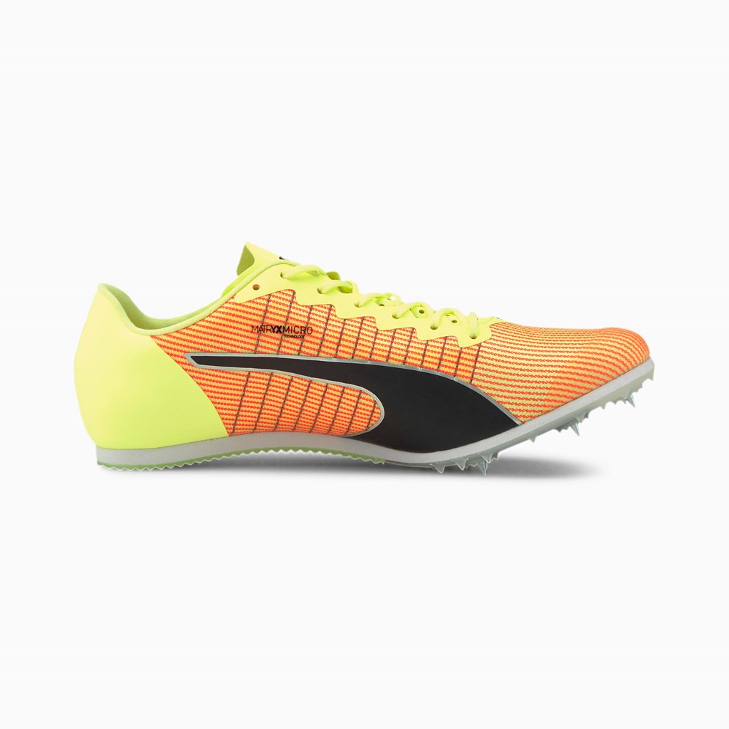 Fizzy Yellow / Nrgy Peach Puma evoSPEED Tokyo Future JUMP Track Men's Field Shoes | 0462HQXZA