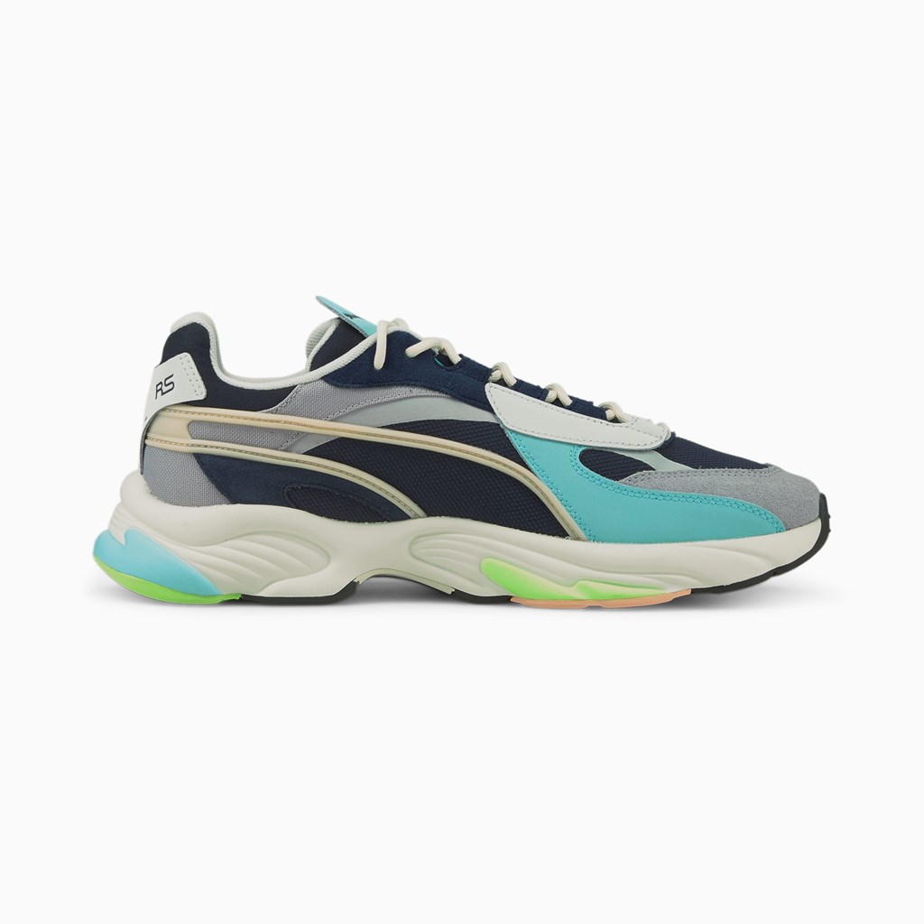 Glacial Blue / Peacoat Puma RS-Connect Dust Men's Sneakers | 3217CJWXZ