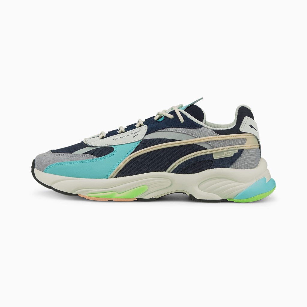 Glacial Blue / Peacoat Puma RS-Connect Dust Men\'s Sneakers | 3217CJWXZ