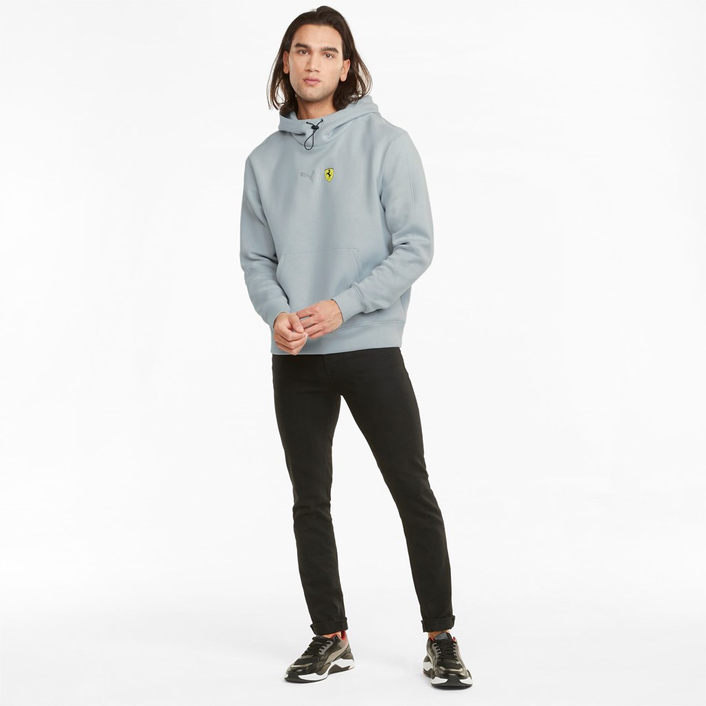 Glacial Blue Puma Scuderia Ferrari Race Men's Hoodie | 4065ZOGBV