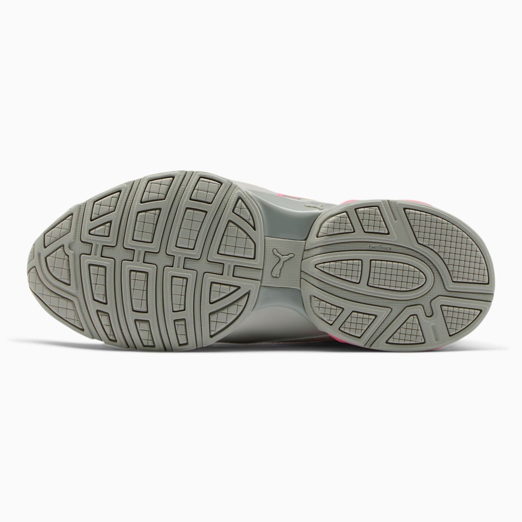 Glacier Gray / Pink Glimmer Puma Tazon 6 Fracture FM JR Boys' Sneakers | 2654FYRKM