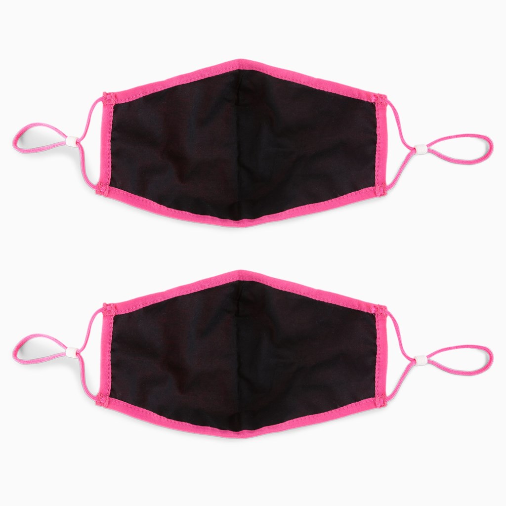 Glowing Pink / Pretty Pink Puma PUMA Face (Set of 2) Women's Mask | 7952JCWNE