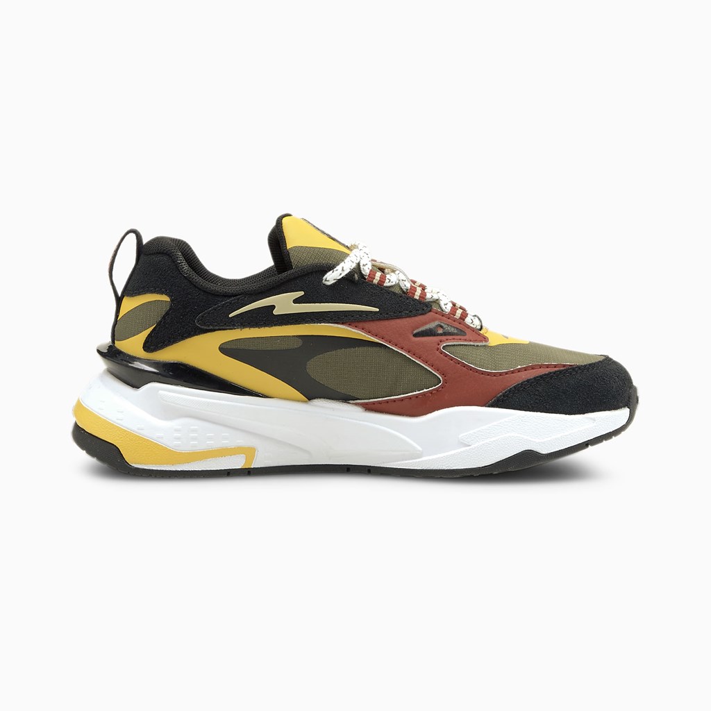 Grape Leaf / Mineral Yellow Puma Time4Change RS-Fast JR Boys' Sneakers | 3207FLWOU