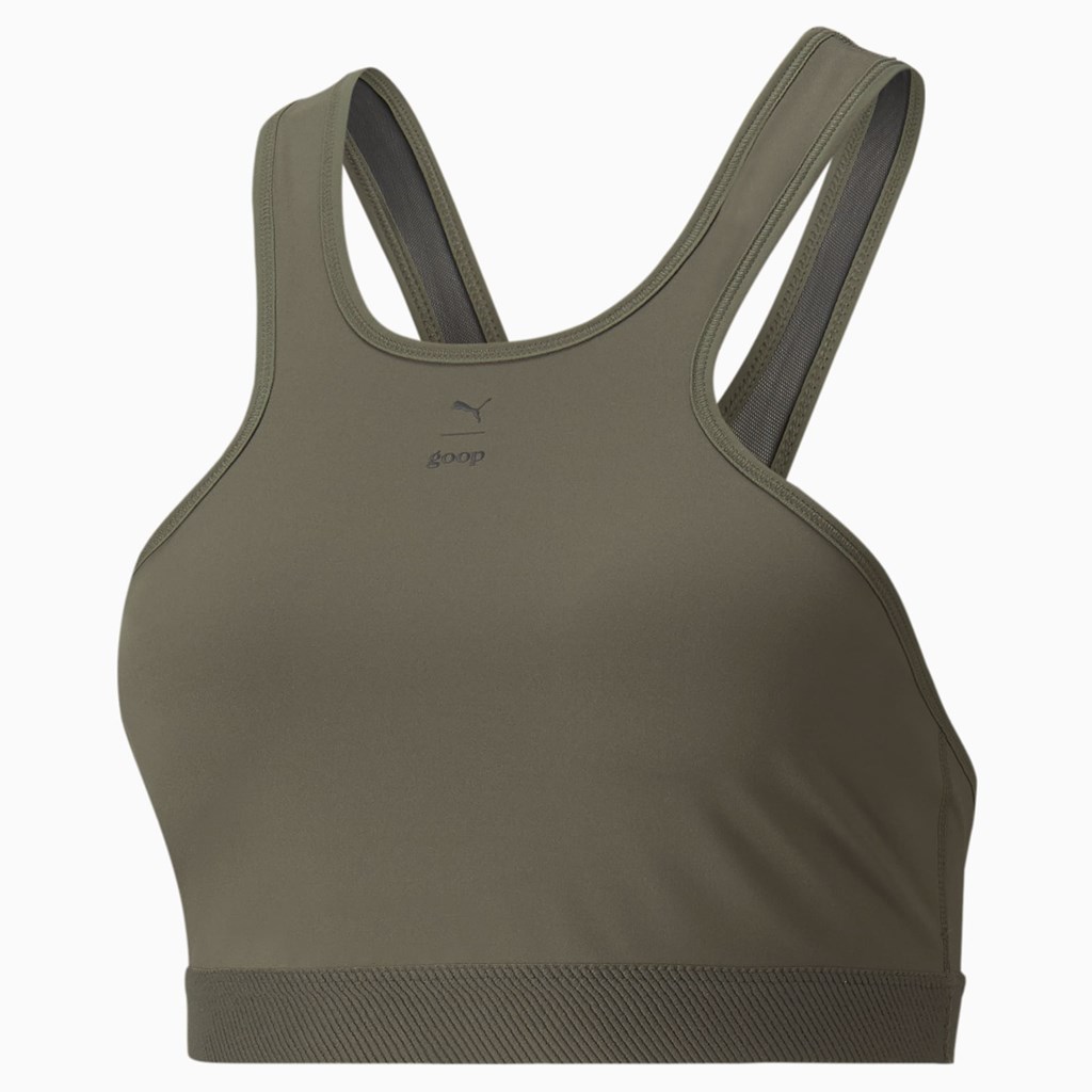 Grape Leaf Puma PUMA x GOOP Training Women\'s Sports Bra | 0325KCSFA