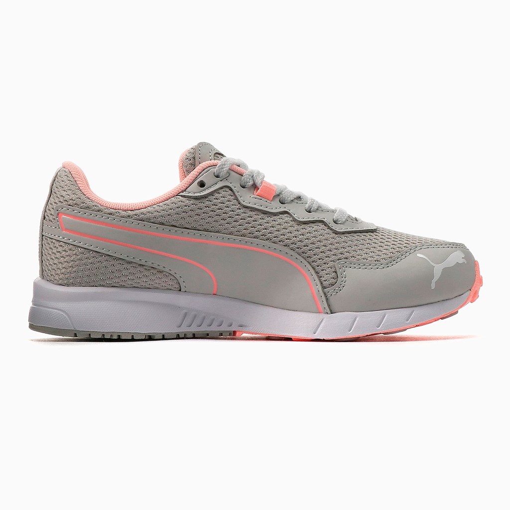 Gray Violet / White Puma Speed Monster JR Girls' Sneakers | 1725FNRJU