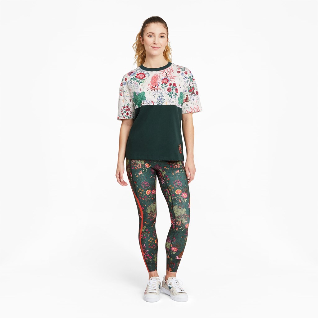 Green Gables / AOP Puma PUMA x LIBERTY Printed Women's Tee | 1957OWKBX