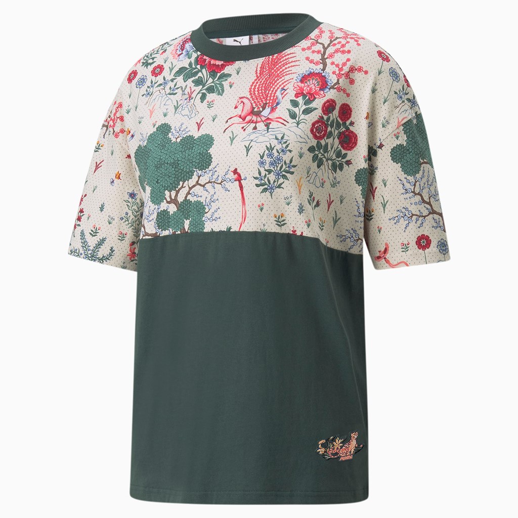 Green Gables / AOP Puma PUMA x LIBERTY Printed Women's Tee | 1957OWKBX