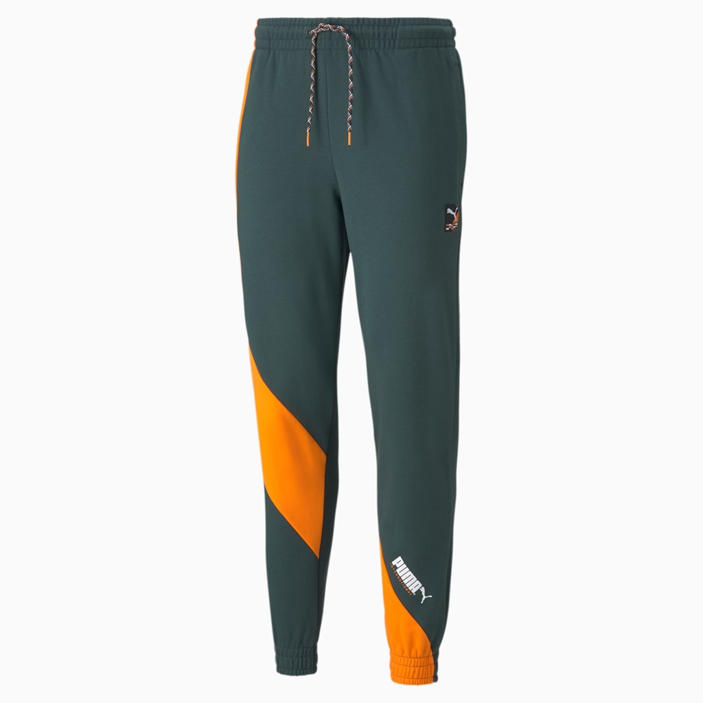 Green Gables Puma PUMA International Men's Pants | 5391XJQUN