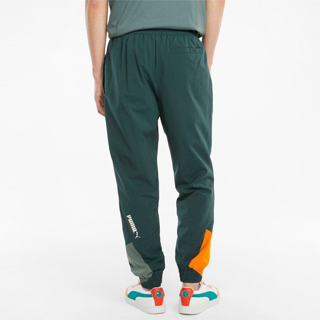 Green Gables Puma PUMA International Winterized Woven Men's Pants | 6135SCGOH