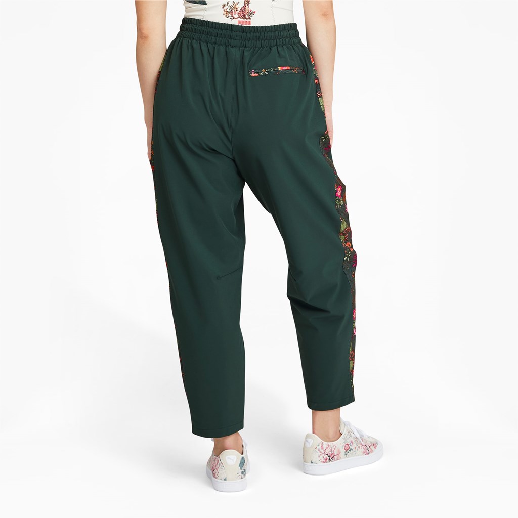 Green Gables Puma PUMA x LIBERTY Printed Track Women's Pants | 3194WOJDR