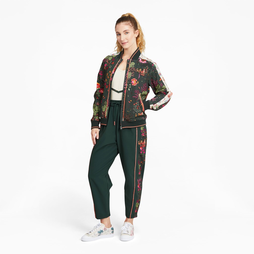 Green Gables Puma PUMA x LIBERTY Printed Track Women's Pants | 3194WOJDR