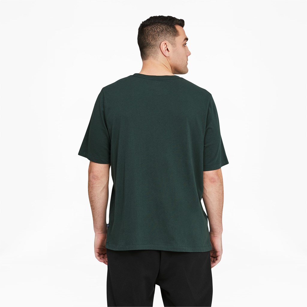 Green Gables / White Puma Essentials Logo BT Men's Tee | 9641PWXGS