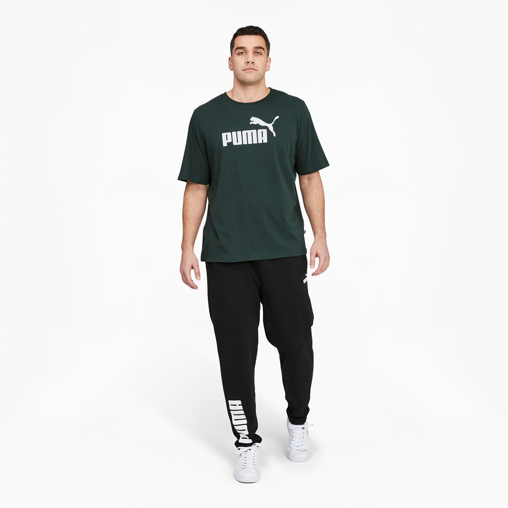 Green Gables / White Puma Essentials Logo BT Men's Tee | 9641PWXGS