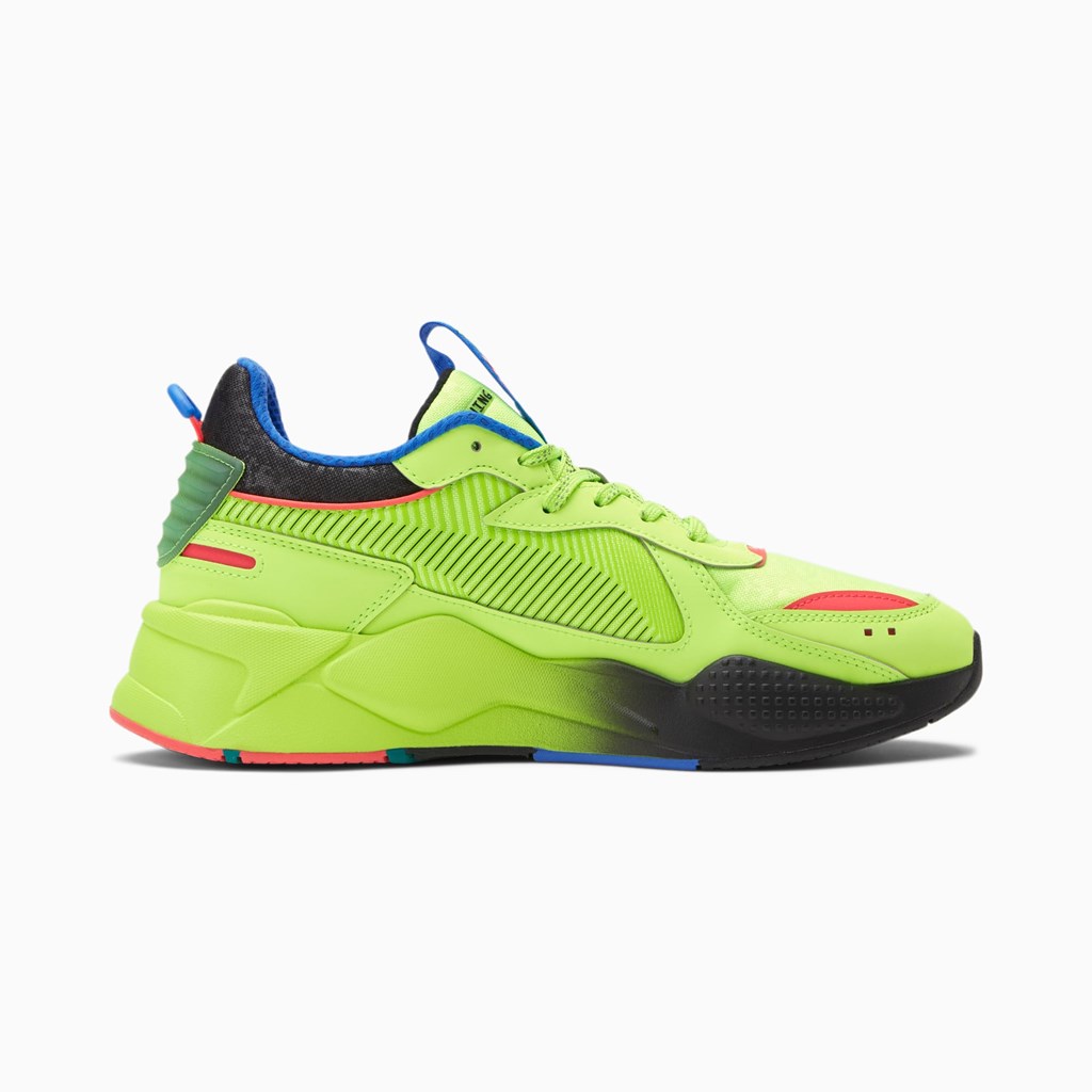 Green Glare / Bluemazing Puma RS-X Dazed 3 Men's Sneakers | 2468QWXLU