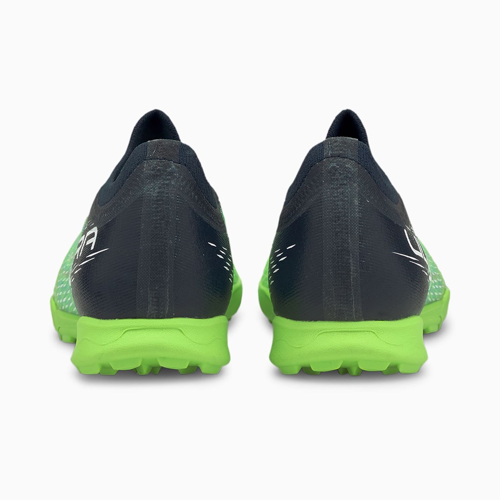 Green Glare / Elektro Aqua / Spellbound Puma ULTRA 3.3 TT JR Boys' Soccer Cleats | 2091QRFDK