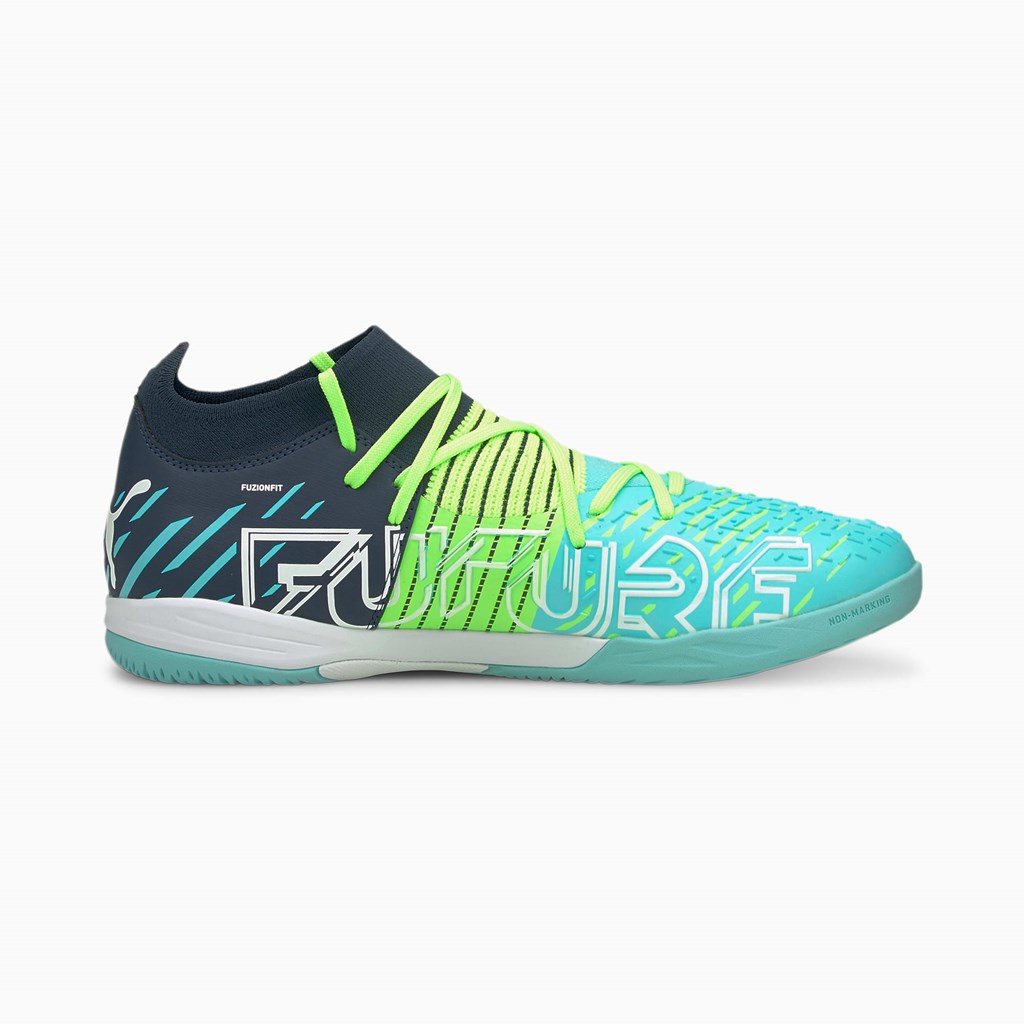 Green Glare / Elektro Aqua / Spellbound Puma Future Z 3.2 IT Men's Soccer Cleats | 2708KRNQL