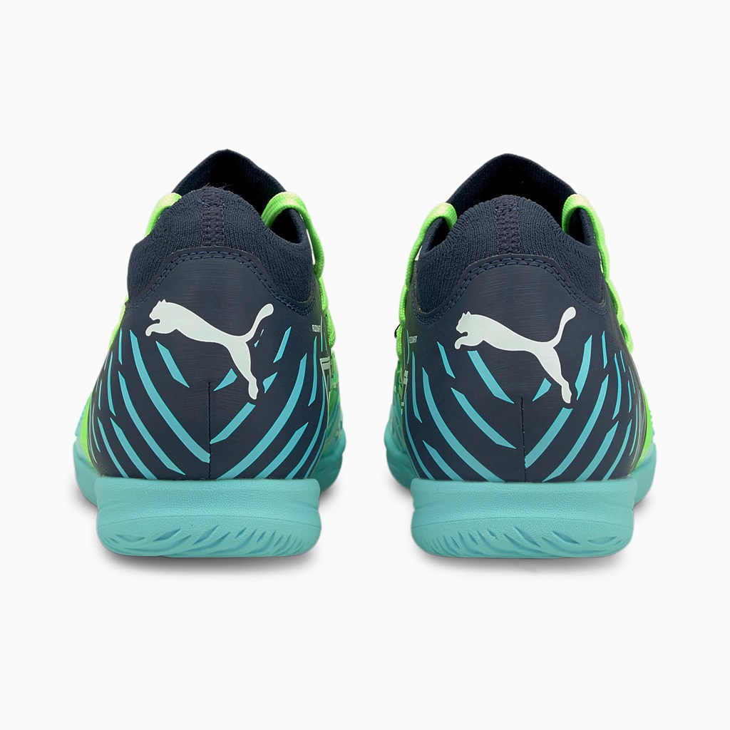 Green Glare / Elektro Aqua / Spellbound Puma Future Z 3.2 IT JR Boys' Soccer Cleats | 8067HRKOB