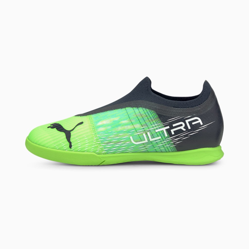 Green Glare / Elektro Aqua / Spellbound Puma ULTRA 3.3. IT JR Boys\' Soccer Cleats | 9508BFZLD