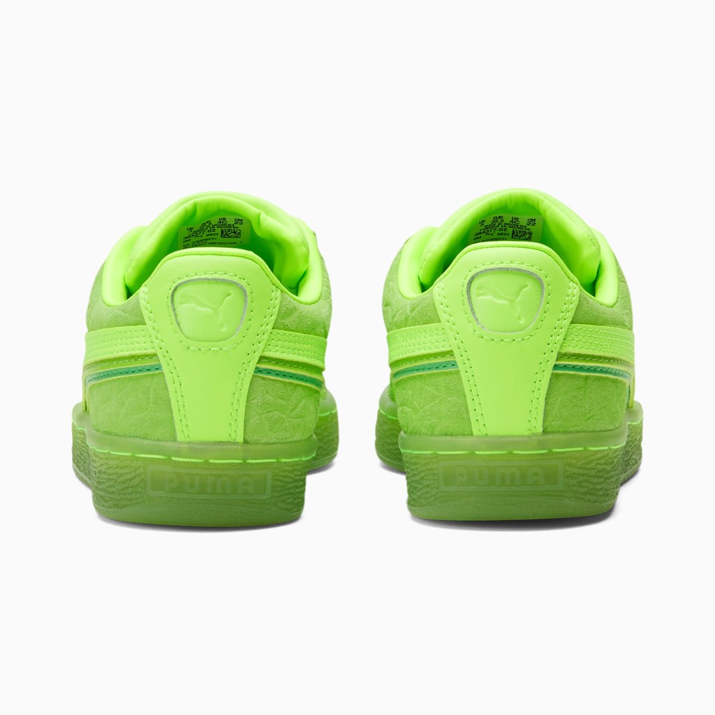 Green Glare / Green Flash / Irish Green Puma Suede Triplex Mono JR Boys' Sneakers | 9130YBGRO