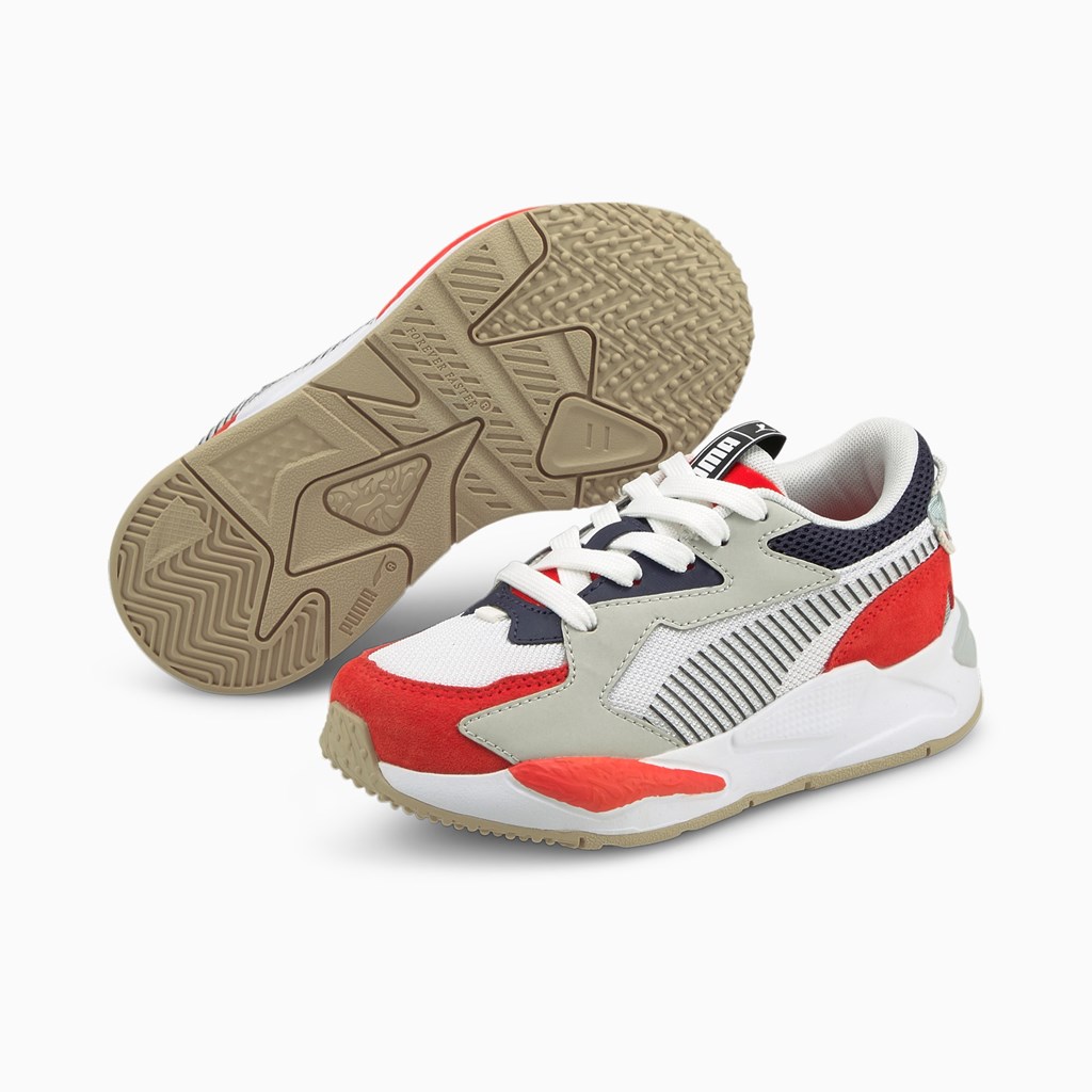 Grenadine / White Puma RS-Z College Little Boys' Sneakers | 2307GRLMS