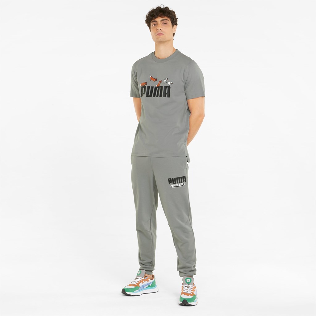 Griffin Puma PUMA x MINECRAFT Graphic Men's Tee | 4689TAHGR