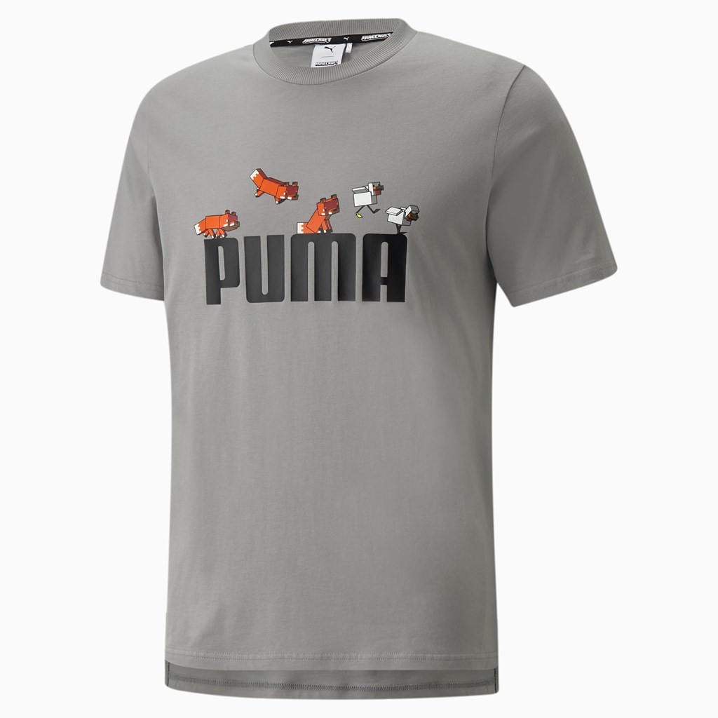 Griffin Puma PUMA x MINECRAFT Graphic Men's Tee | 4689TAHGR