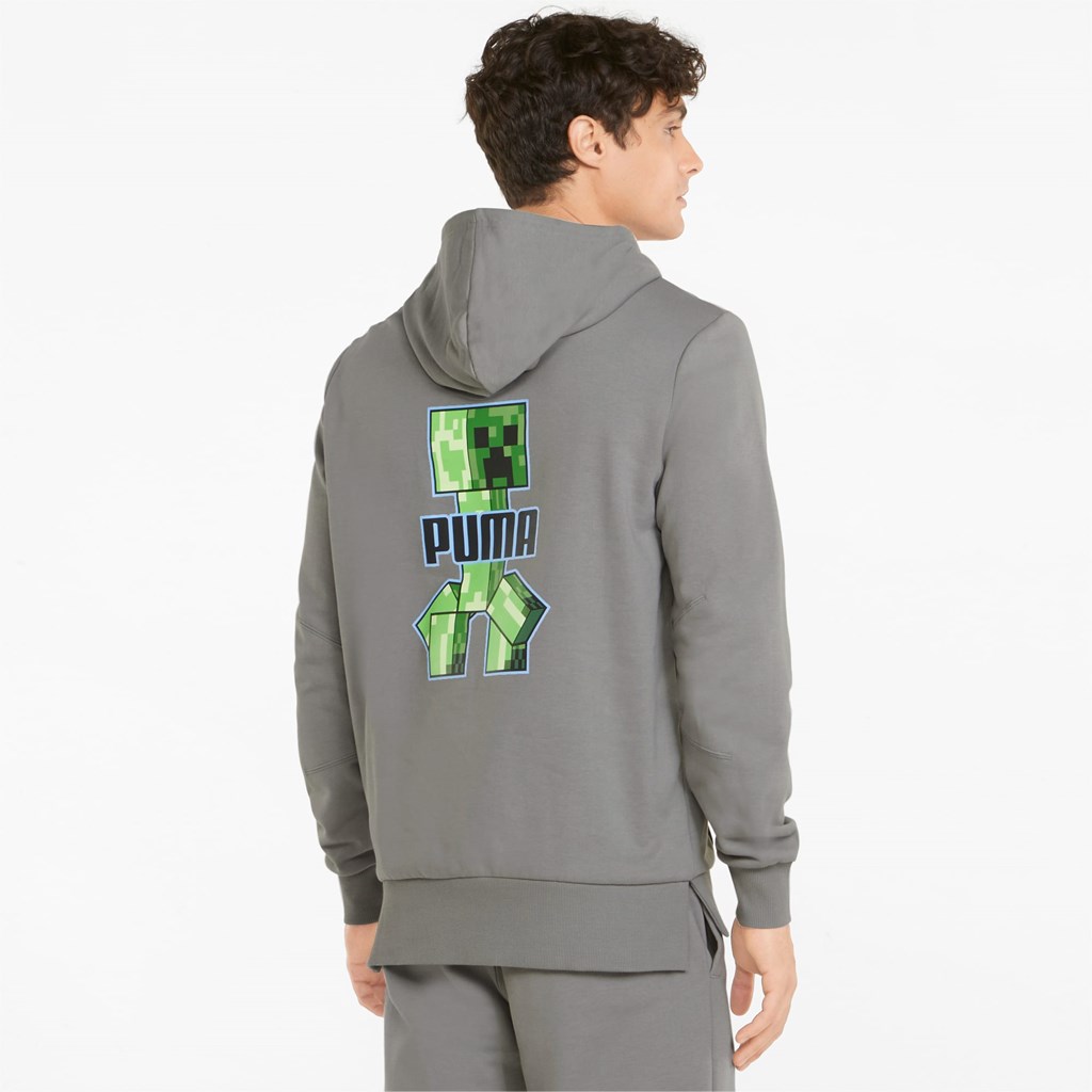 Griffin Puma PUMA x MINECRAFT Men's Hoodie | 3482ERYJL