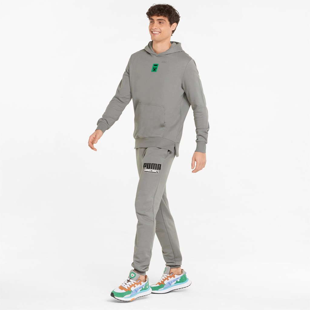 Griffin Puma PUMA x MINECRAFT Men's Hoodie | 3482ERYJL