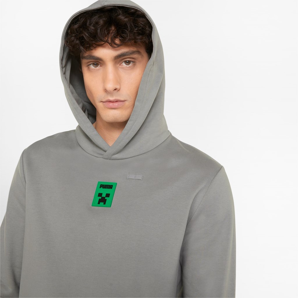 Griffin Puma PUMA x MINECRAFT Men's Hoodie | 3482ERYJL