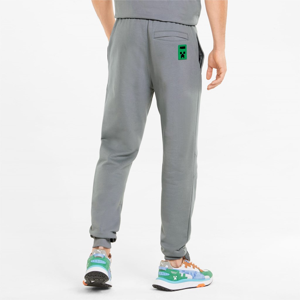 Griffin Puma PUMA x MINECRAFT Men's Sweatpants | 1348OFRLC