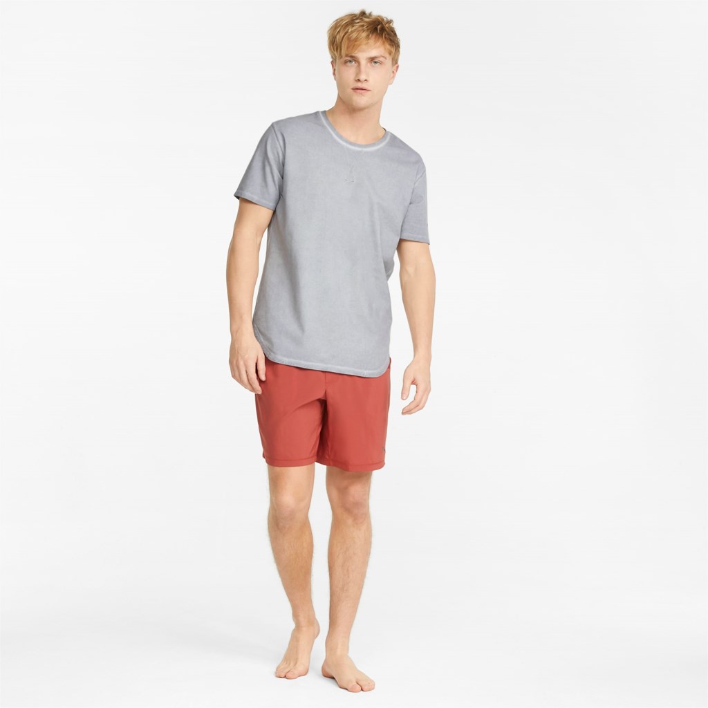 Harbor Mist Puma Studio Wash Training Men's Tee | 1504NUDPK