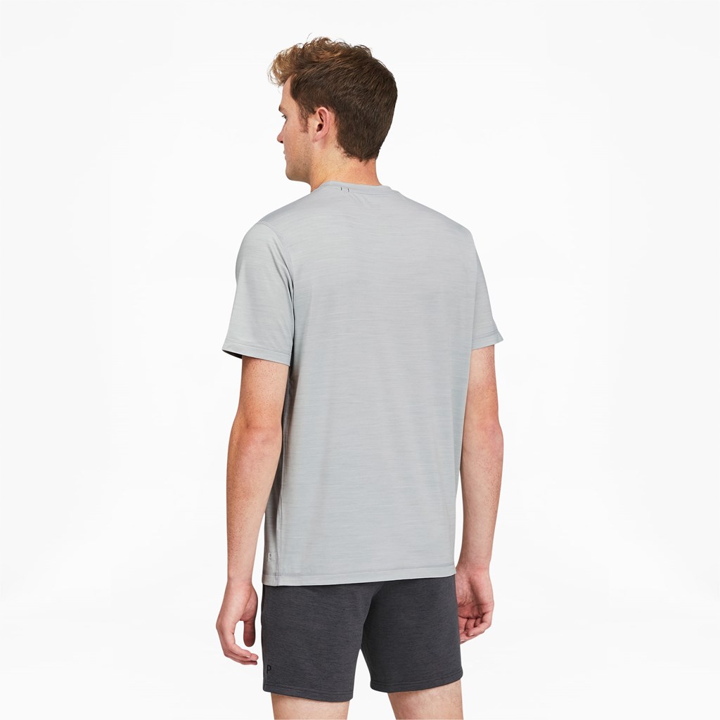 High Rise Heather Puma CLOUDSPUN GRYLBL Golf Men's Tee | 8415DFYTN