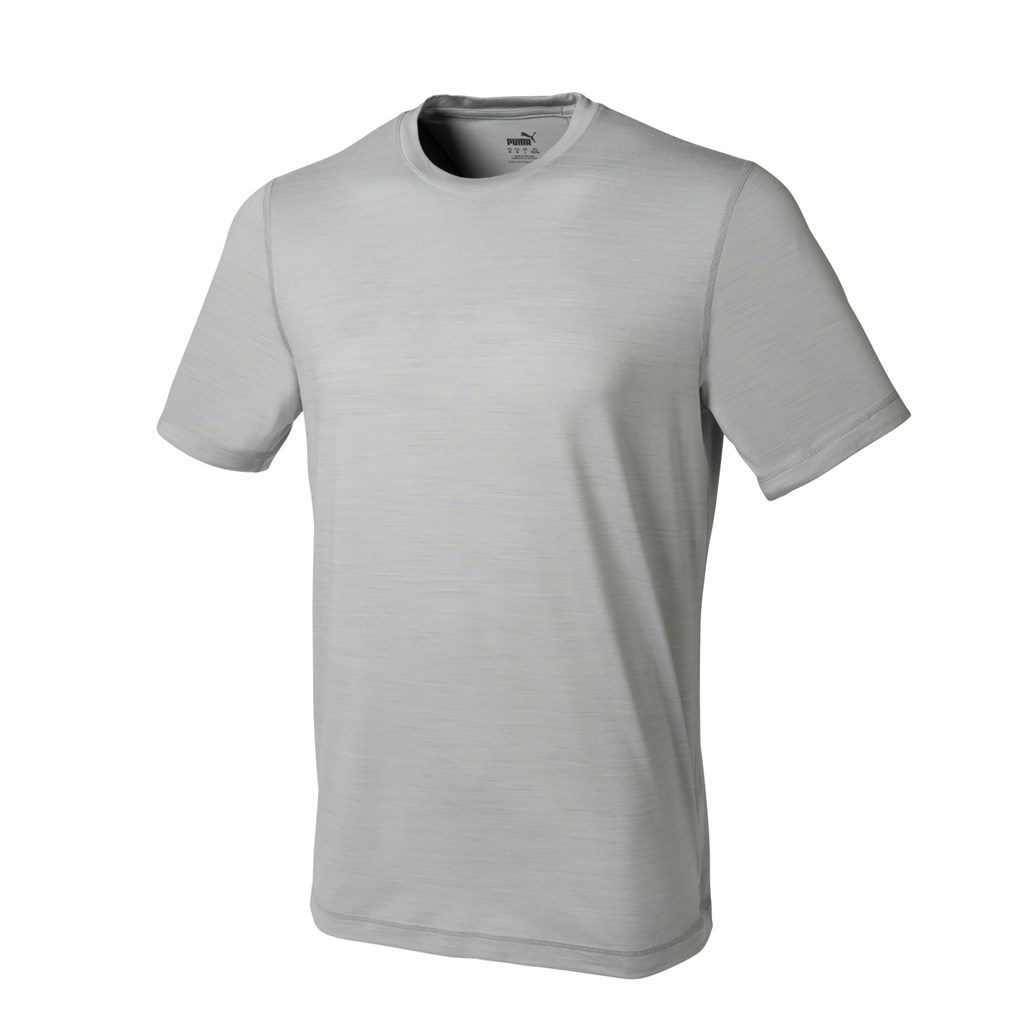 High Rise Heather Puma CLOUDSPUN GRYLBL Golf Men's Tee | 8415DFYTN