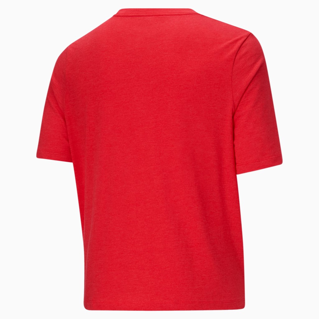 High Risk Red Puma Essentials Heathe BT Men's Tee | 9657UOEAP