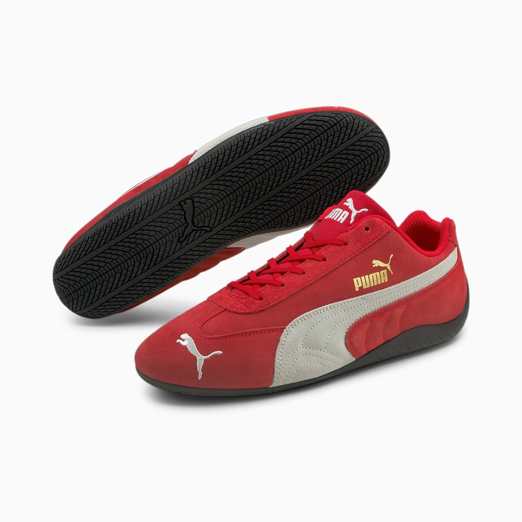 High Risk Red / White Puma Speedcat LS Men's Motorsport Shoes | 5420EJTKI