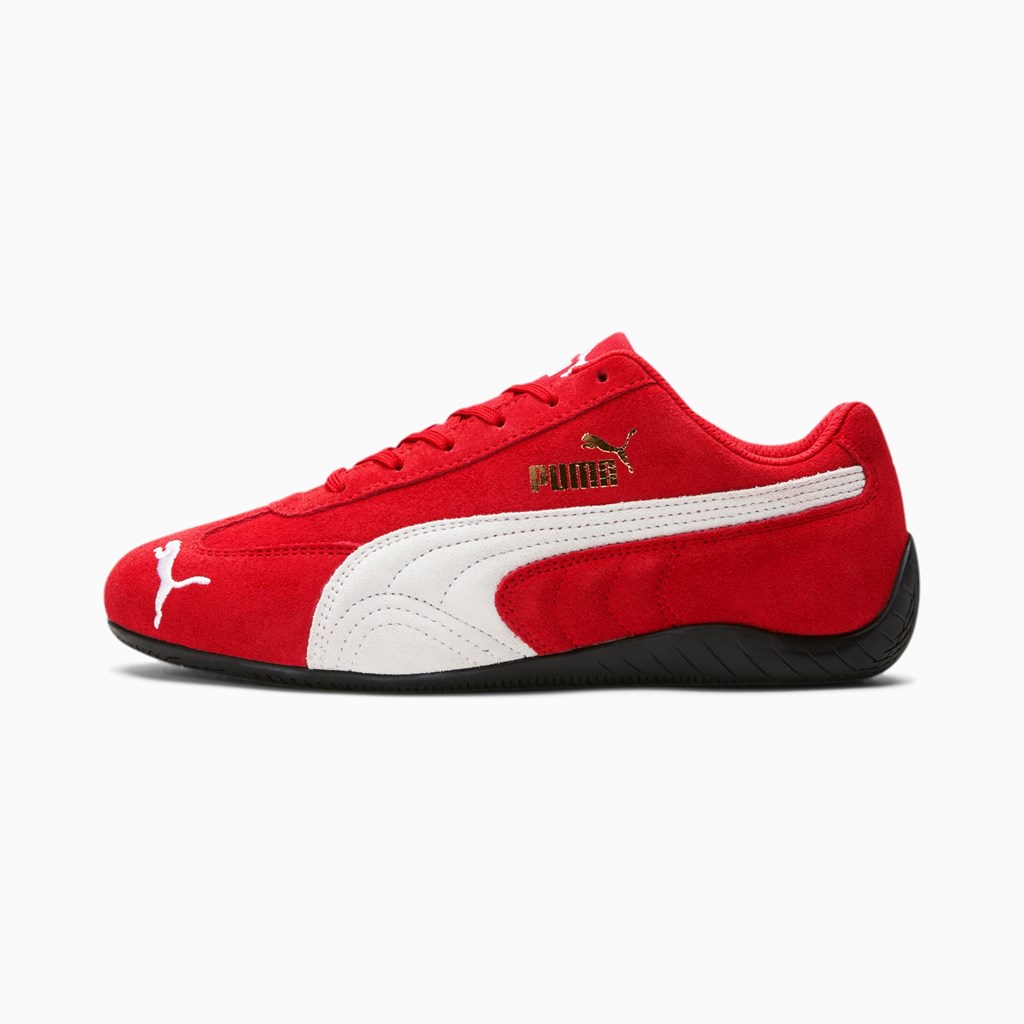 High Risk Red White Puma Speedcat LS Women\'s Motorsport Shoes | 2671ZBKFS