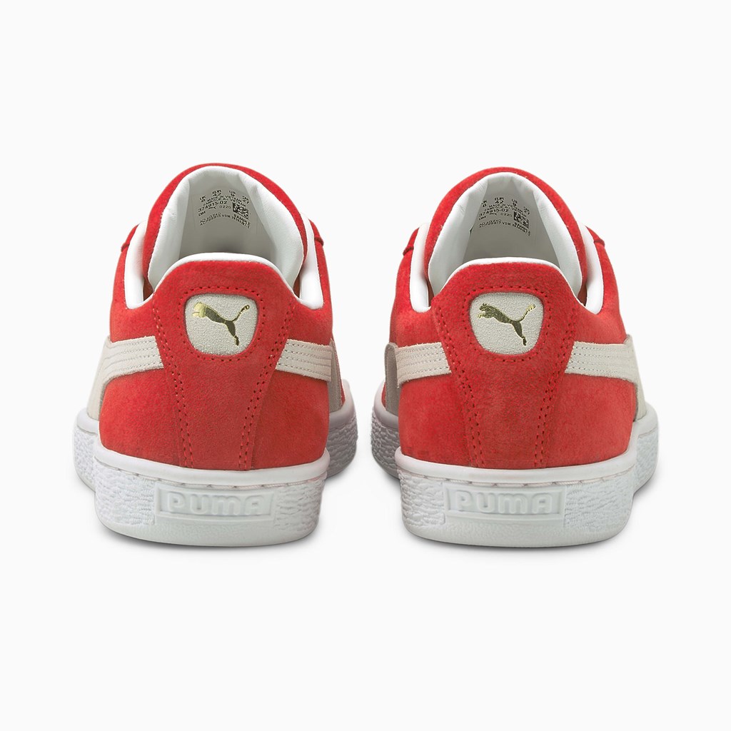 High Risk Red / White Puma Suede Classic XXI Men's Sneakers | 1395HSUYI