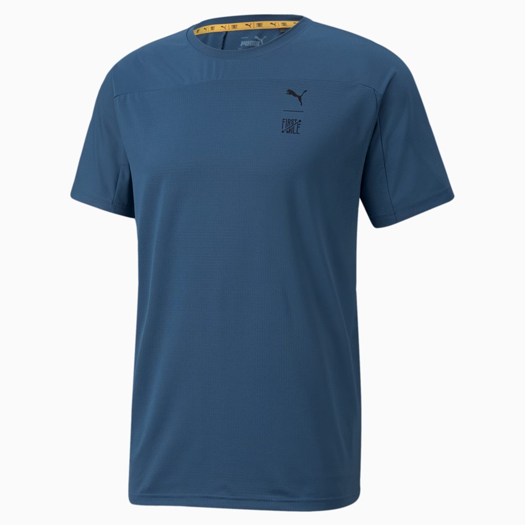 Intense Blue Puma PUMA x FIRST MILE Training Men's Tee | 3625LAUVZ