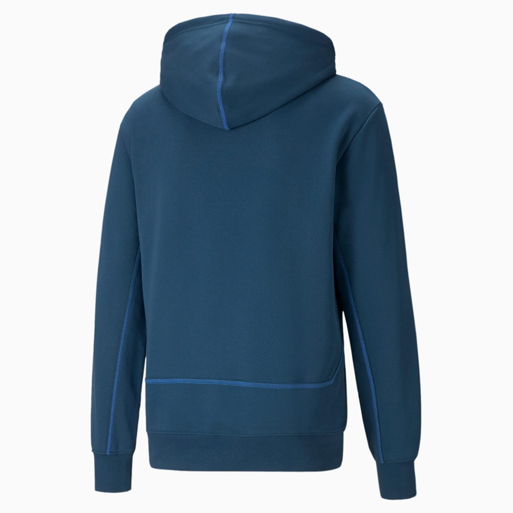 Intense Blue Puma Pivot Basketball Men's Hoodie | 7390ZXFJY