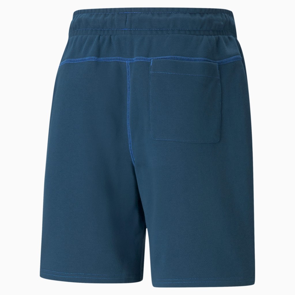 Intense Blue Puma Pivot Basketball Men's Shorts | 7405CROYS