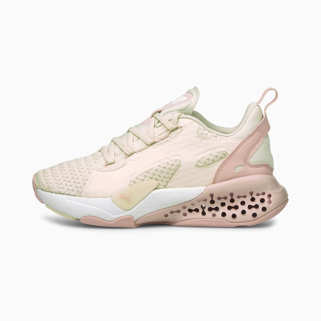 Ivory Glow / Lotus Puma XETIC Halflife Summer Pastel  Women\'s Sneakers | 8953WBSVA