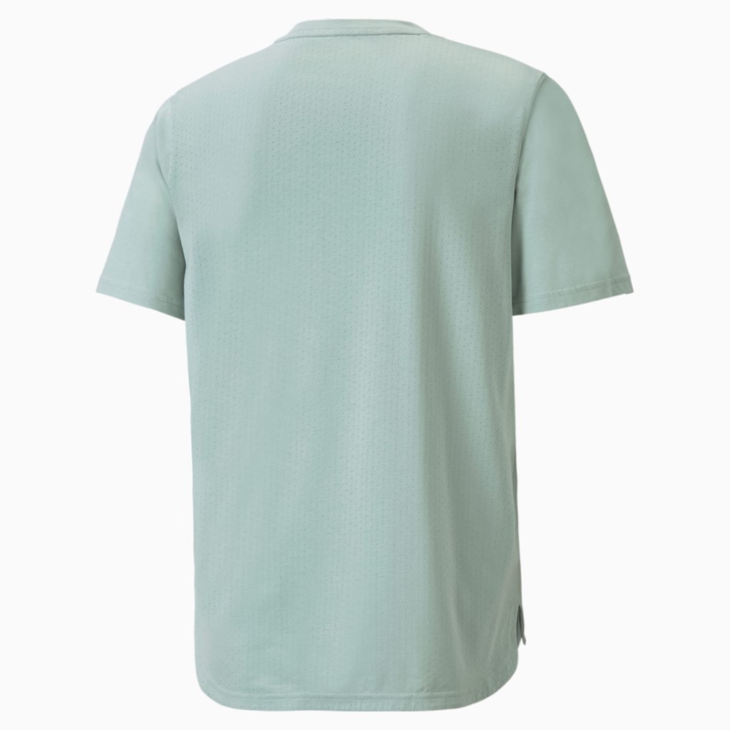 Jadeite Puma Short Sleeve Training Men's Tee | 1243XVGZS