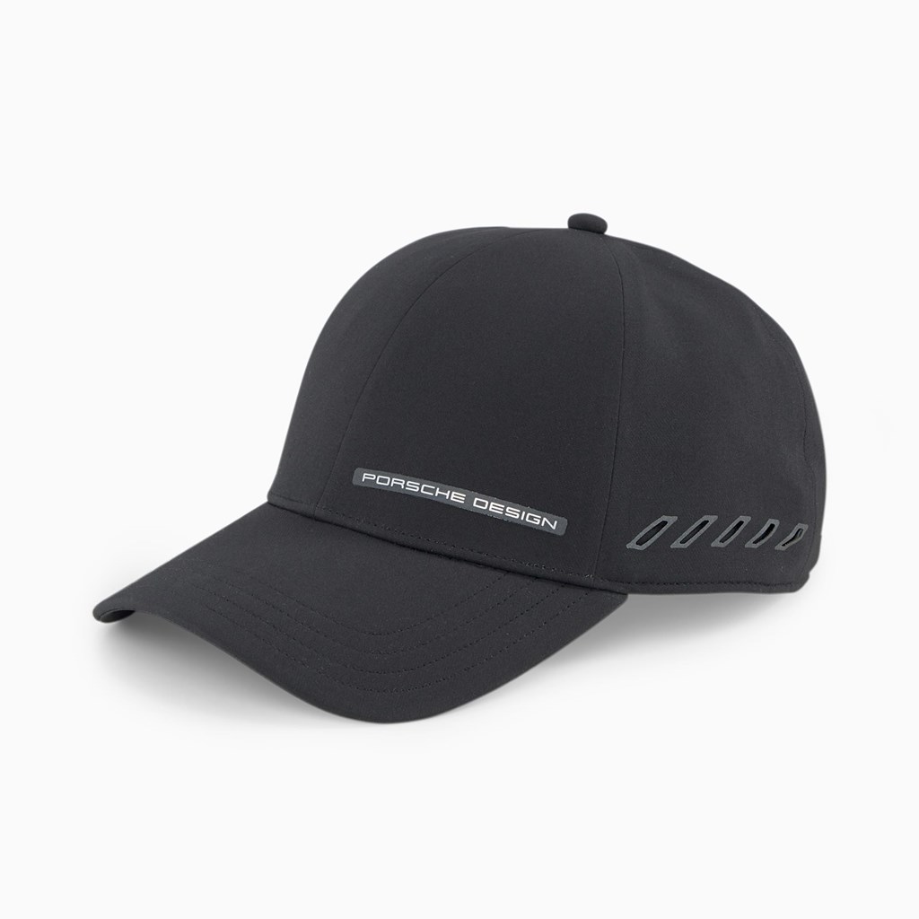 Jet Black Puma Porsche Design Classic Men\'s Cap | 3425AQEYU