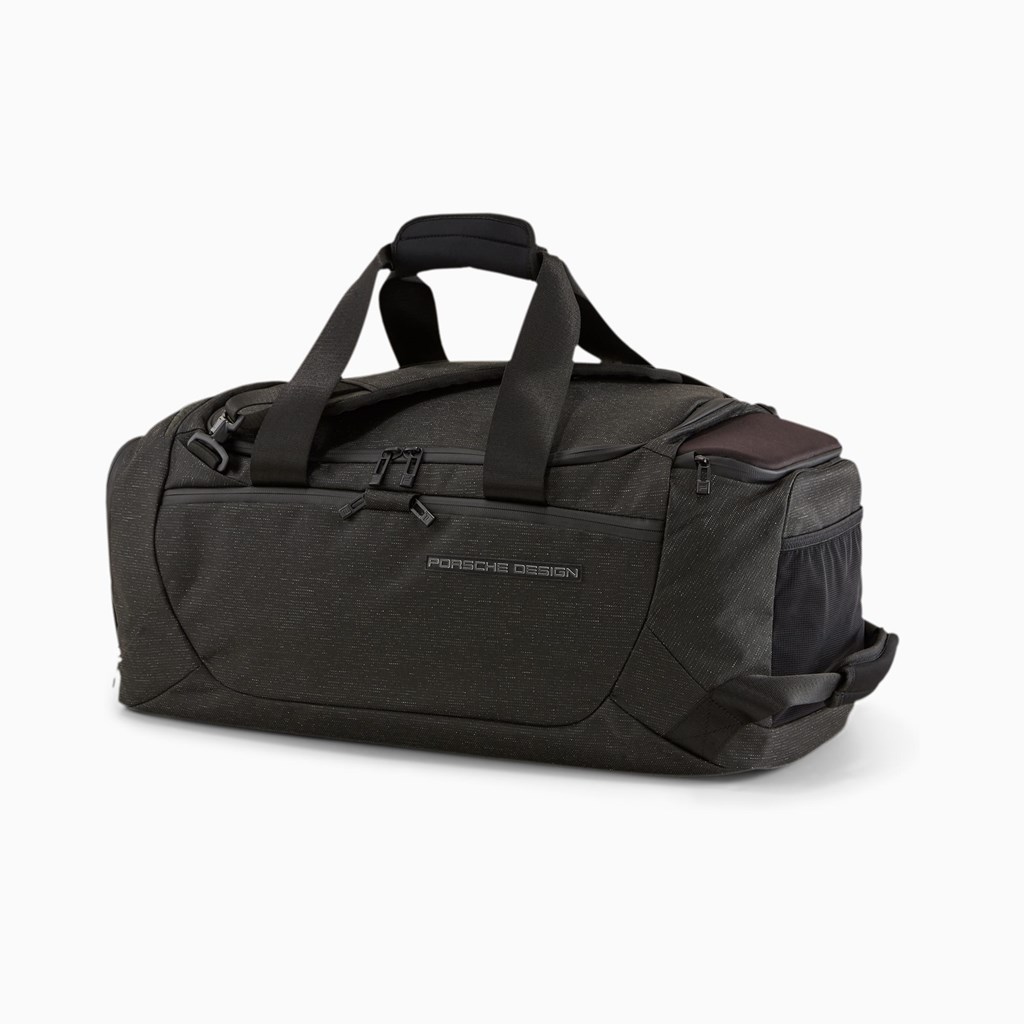 Jet Black Puma Porsche Design Duffel Men\'s Bag | 9075DHCNY